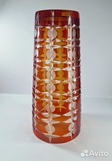 Ваза хрустальная,завод Красный Гигант СССР