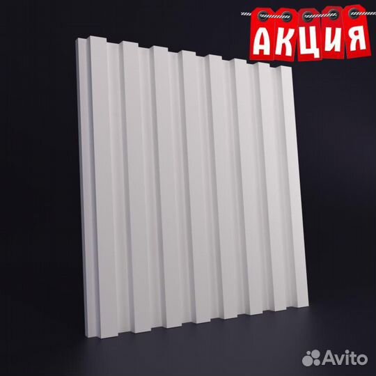 3D гипсовая панель