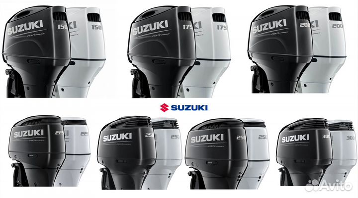 Подвесной лодочный мотор suzuki DF115BTL новый