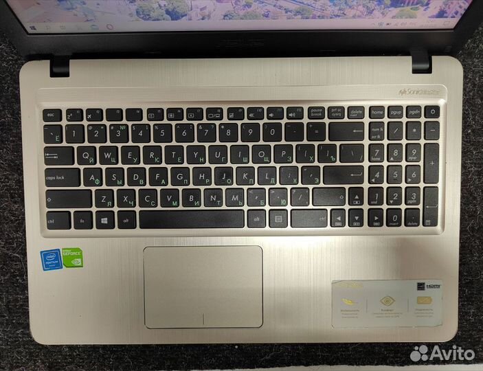 Ноутбук Asus X540N (N4200/4GB/SSD256/920MX 2GB)