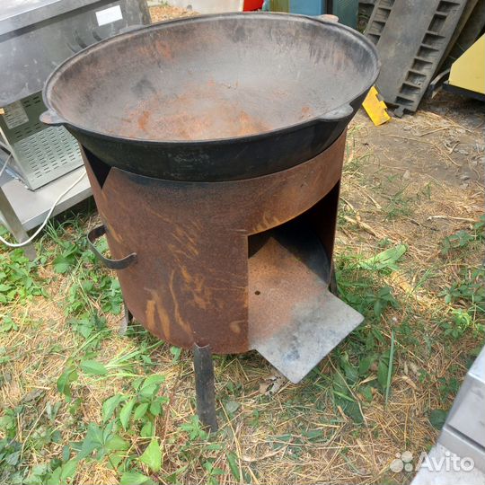 Казан с печкой