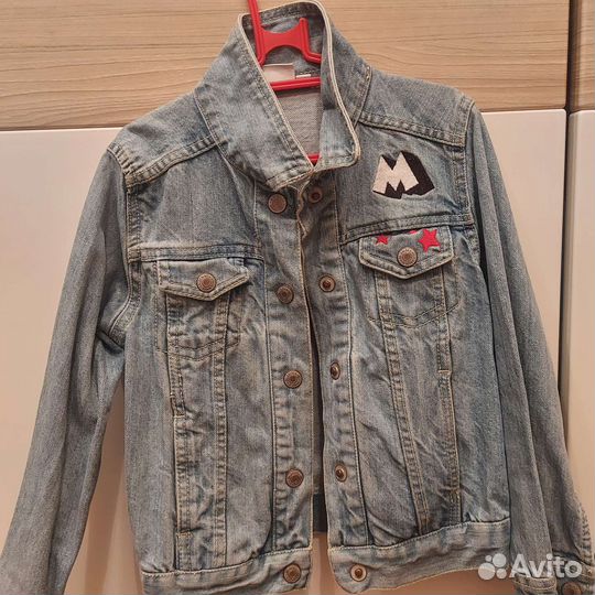 Джинсовая куртка для девочки 116