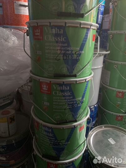 Tikkurila Vinha Classic) кроющий антисептик