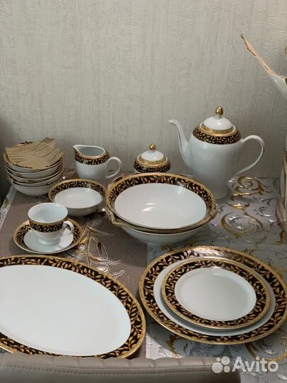 Сервиз столовый на 6 персон, 36 предметов, новый
