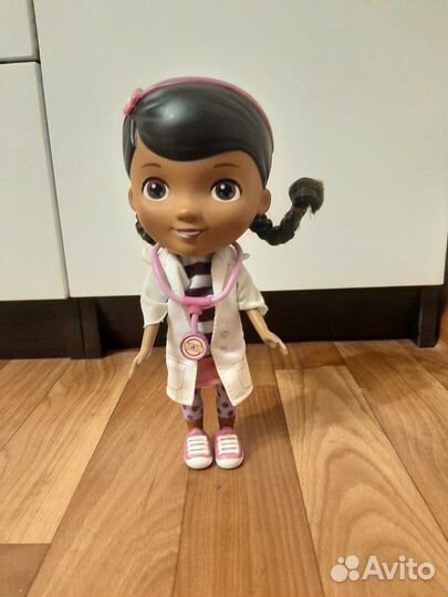 Кукла доктор плюшева