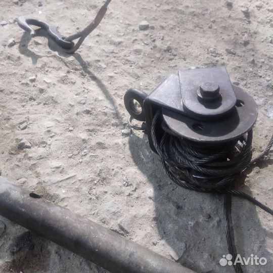 Лебедка ручная рычажная СССР (лягушка)