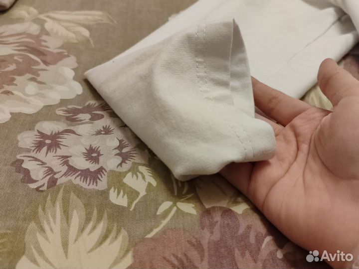 Лонгслив белый