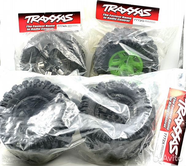 Шины и диски Traxxas X-Maxx/XRT 8S, 7772X 7774A