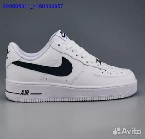 Кроссовки Nike Air Force 1 Черно-белые