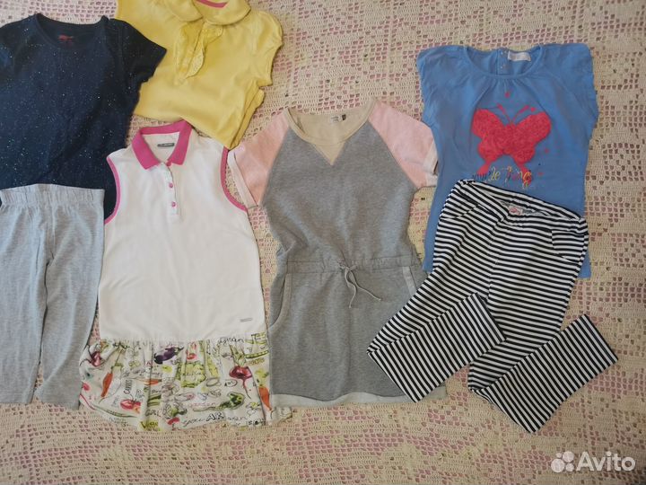 Вещи летние пакетом для девочки 122