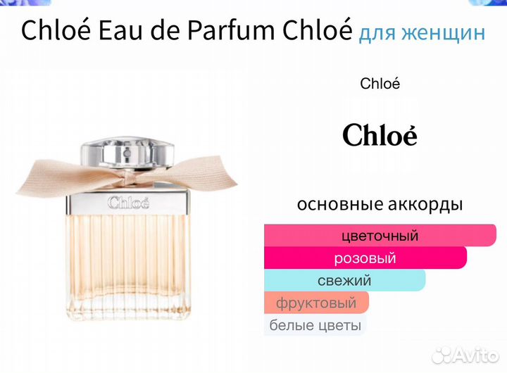Женские духи Chloe Eau de Parfum 75 мл. Оригинал