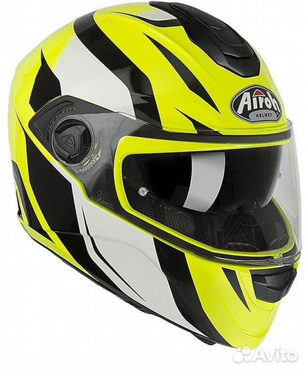Integral Motorcycle Мотошлем Dual визор Airoh ST301 tide Fluo Yellow
