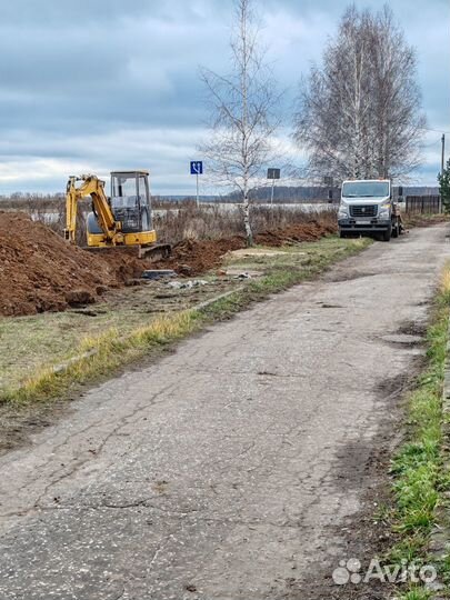 Услуги мини экскаватора копка земляные работы