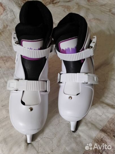 Коньки детские раздвижные 33 34 35