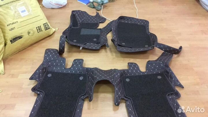 3D Коврики Geely Tugella из Экокожи