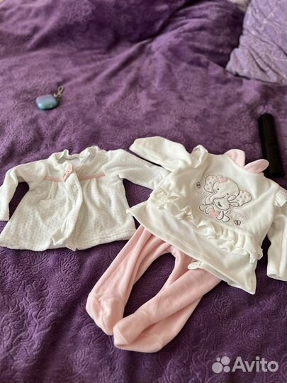 Вещи на девочку 62-68-74