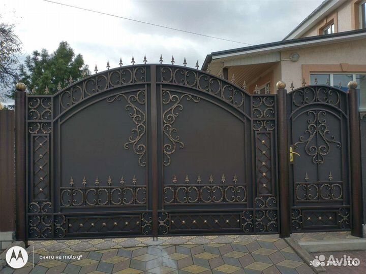Кованые навесы, заборы, ворота