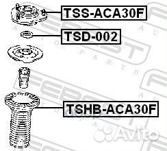 TSD002 сальник опоры передний амортизатора T