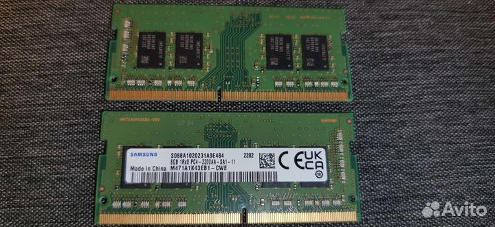 So dimm Ddr4 16gb samsung для ноутбука
