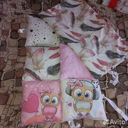 Бортики в кроватку