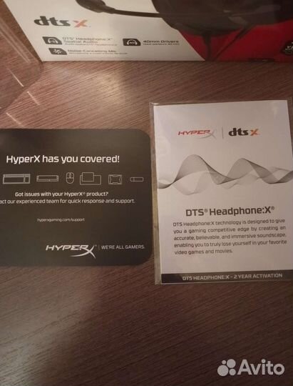 Игровые наушники hyperх cloud stinger core