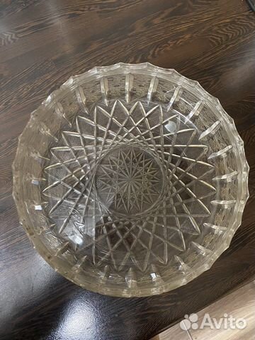 Хрусталь ссср: ваза большая