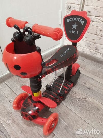 Самокат 5*1 принт. New 23 Новые