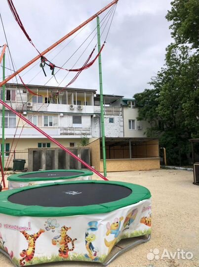 Батут кенгуру тарзанка рогатка