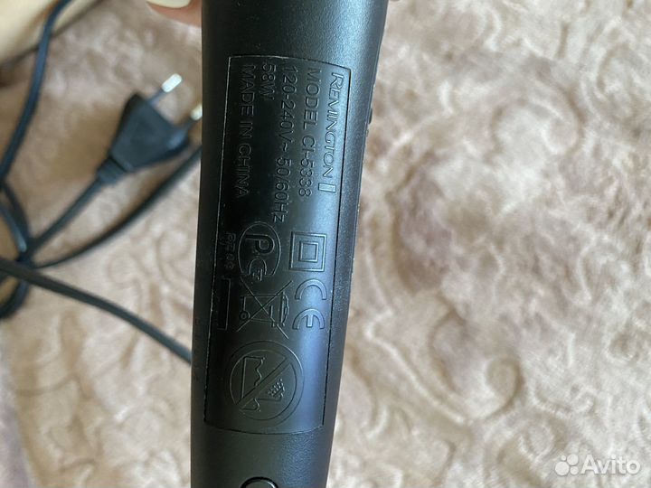 Щипцы для завивки крупных локонов плойка remington