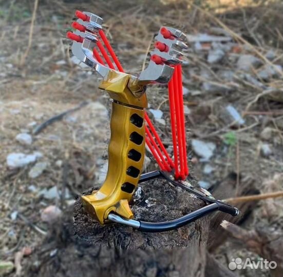 Мощная рогатка металлическая