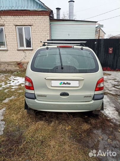 Renault Scenic 1.6 МТ, 2000, битый, 300 000 км