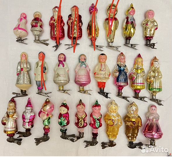 Игрушки для елочки времен СССР