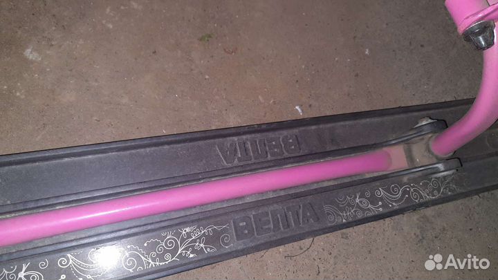 Детский снегокат со спинкой