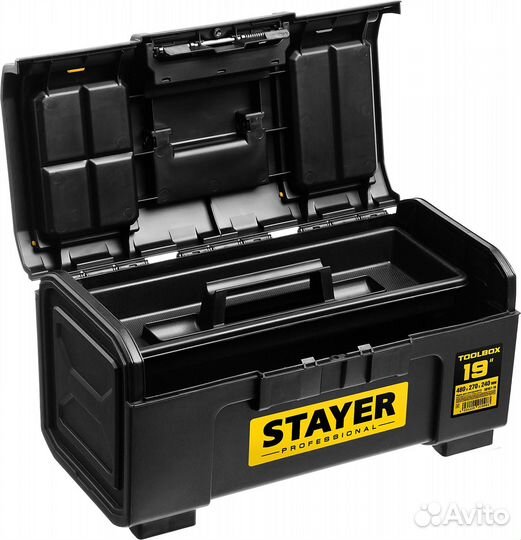 Ящик для инструментов stayer toolbox-19 (38167-19)