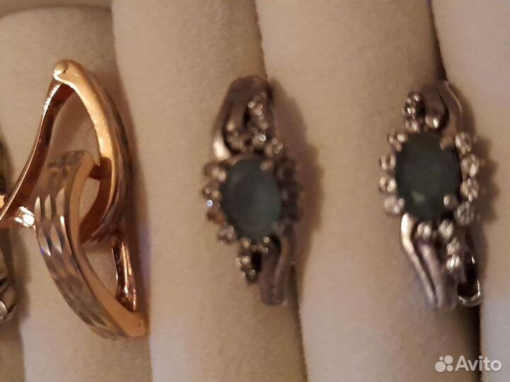 Серебряные серьги