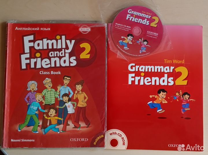 Учебник английского Family and Friends 1, 2, 3, 4
