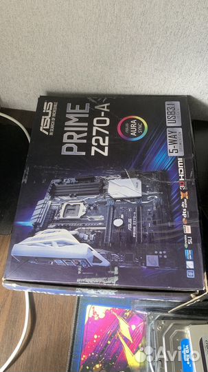 Комплект asus z270-A prime + i7 7700K + 16 gb