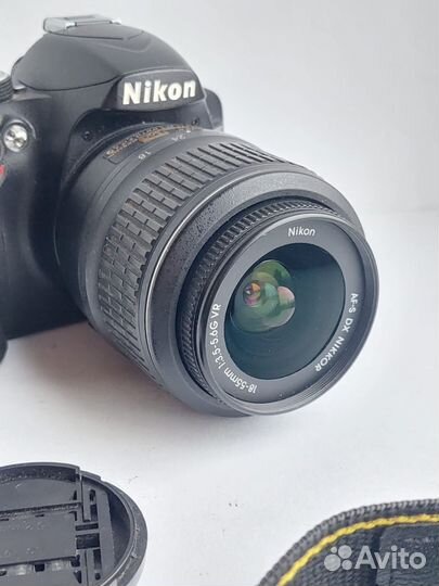 Nikon d3200 kit 18-55mm пробег 16704к