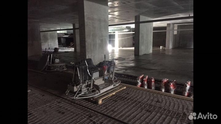 Промышленные бетонные полы для цеха (Арт 124)