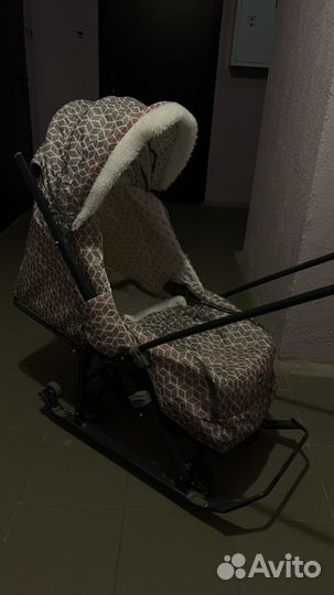 Детские санки коляска