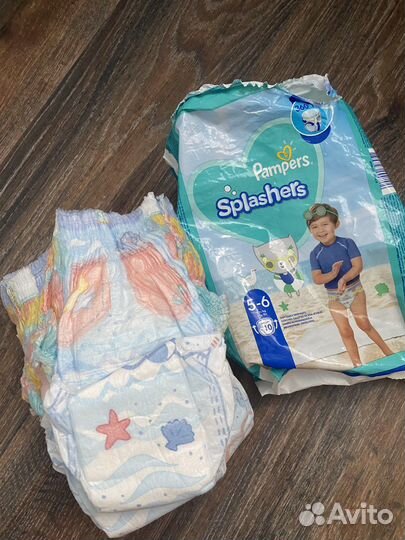 Подгузники трусики pampers 6