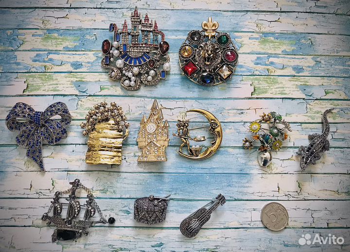 Броши новые из личной коллекции