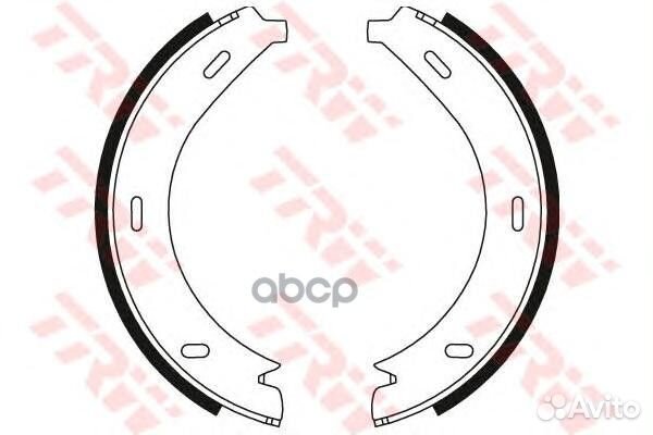 Колодки тормозные MB vito (638) 96- барабан. GS