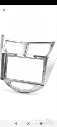 Рамка магнитолы hyundai solaris 9