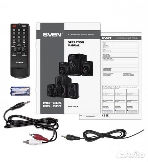 Колонки для компьютера 2.1 Sven ms-304