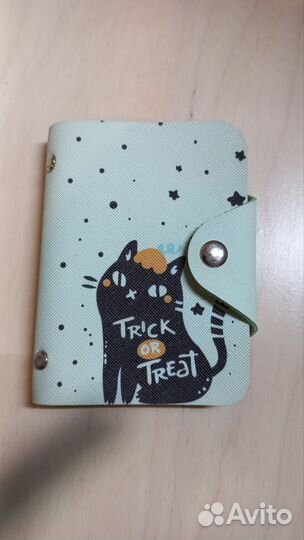 Визитница на кнопке, 20 карт