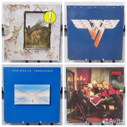 Виниловые пластинки Pink Floyd, ZZ Top, kiss, ELO
