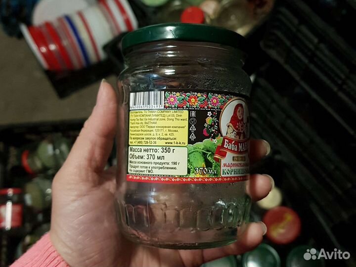 Стеклянные банки 450 мл, 200мл, 340 мл