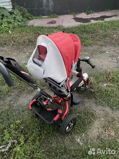 Велосипед детский с ручкой бу