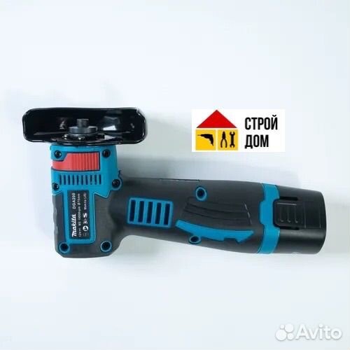 Аккумуляторная мини болгарка makita 76мм